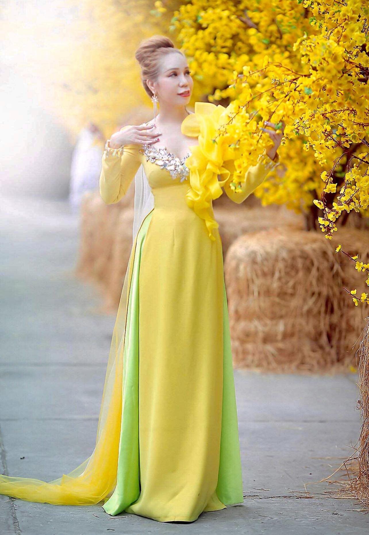 Hoa hậu Thanh Hằng hưởng ứng "Tuần lễ áo dài 2024" 9 423568479 1375394936495970 7003210566631568902 n